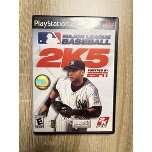 Major League Baseball 2K5 - Playstation 2 (PS2) Complete, CIB, Manual included..